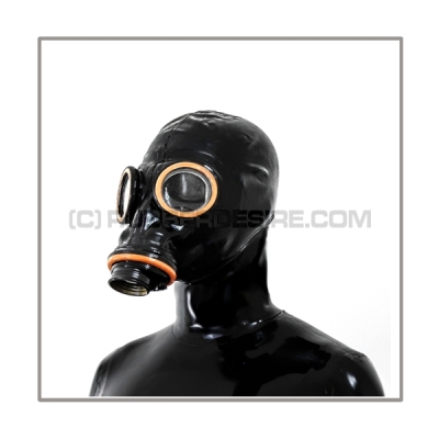 M41-GP5 gasmask-set TWIN-M-COLOR with separate openface-hood and sunglasses-stickers